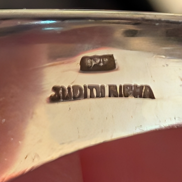 Judith Ripka Ball Bead Solid Sterling Silver Wide Band Dome Ring Size 9 - Picture 7 of 13